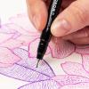 Tombow 66407 MONO Drawing Pens Colors, 8-Pack, Metal Nib, Fine Point, Water-Based Pigment Ink