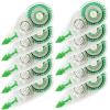 Tombow 68722 MONO Mini Correction Tape Easy to Use Applicator for Instant Corrections,Clear, 10-Pack(80 Pack)