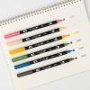 Tombow 72560 Dual Brush Pen Art Markers, Manga Illustration, Flower 6-Pack