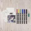 Tombow 72563 Dual Brush Pen Art Markers, Manga Illustration, Moon 6-Pack