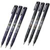 Tombow Fudenosuke Brush Pen – Hard Type & Soft Type Earh 3 Pens Total 6 Pens Arts Value set.