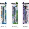Tombow Fudenosuke Fude Brush Pen 3 Type Set, Hard (GCD-111), Soft (GCD-112), Dual Brush (GCD-121), with Original Sticky Notes(black)