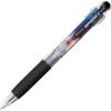 Tombow 55560 Reporter 3-Color Ballpoint Pen, Clear, 1-Pack(1 Count (Pack of 1))