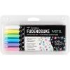 Tombow 56448 Fudenosuke Brush Pens, Pastel, 6-Pack
