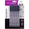 Tombow 66405 Mono Drawing Pen, 6-Pack. Create Precise, Detailed Drawings with Six Tip Sizes – 01, 02, 03, 04, 05, and 08…