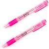 Tombow Mono Knock Erasers (Tombow Mono Knock Eraser, Green, 2-Pack)(Tombow Mono Knock Eraser  Pink  2-pack)