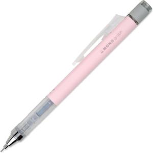 Tombow 53109 MONO Graph Mechanical Pencil, Pastel, Coral Pink. Features Innovative Shake-Mechanism MONO Eraser(Coral Pink)