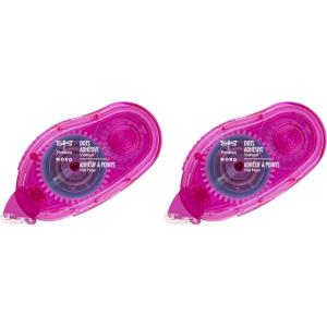 Tombow 62147 MONO Adhesive Dots Applicator. Easy to Use Tape Runner for a Variety of Uses,Multicolor(1/3 in x 472 in (Pack of 2))