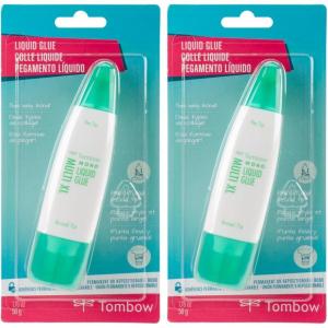 Tombow 62195 Mono Multi XL Liquid Glue, 1-Pack, 1.76 Ounces(2 Pack)