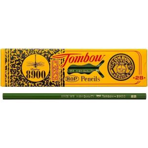 Tombow 8900 Drawing Pencil, HB,Graphite 12-Pack(2B)