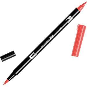 Tombow Dual Brush Pen Art Marker, 772 – Blush, 1-Pack (TOM56587)(Carmine)