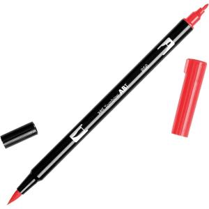 Tombow Dual Brush Pen Art Marker, 772 – Blush, 1-Pack (TOM56587)(Chinese Red)