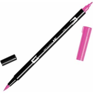 Tombow Dual Brush Pen Art Marker, 772 – Blush, 1-Pack (TOM56587)(Rhodamine Red)