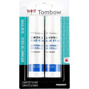 Tombow Mono Glue Stick, Medium, 2-Pack