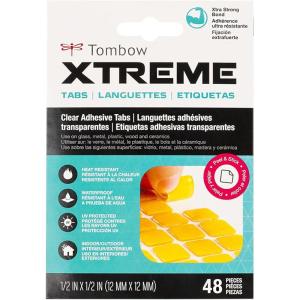 Tombow Xtreme Tough Tabs, 48 Pieces (62134)