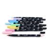 Tombow Pen Set, Dual Brush, 5-3/5″Wx8-9/10 Lx1/2 H, 10/Pk, Ast (TOM56187)