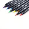 Tombow Pen Set, Dual Brush, 5-3/5″Wx8-9/10 Lx1/2 H, 10/Pk, Ast (TOM56187)