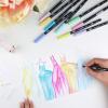 Tombow Pen Set, Dual Brush, 5-3/5″Wx8-9/10 Lx1/2 H, 10/Pk, Ast (TOM56187)