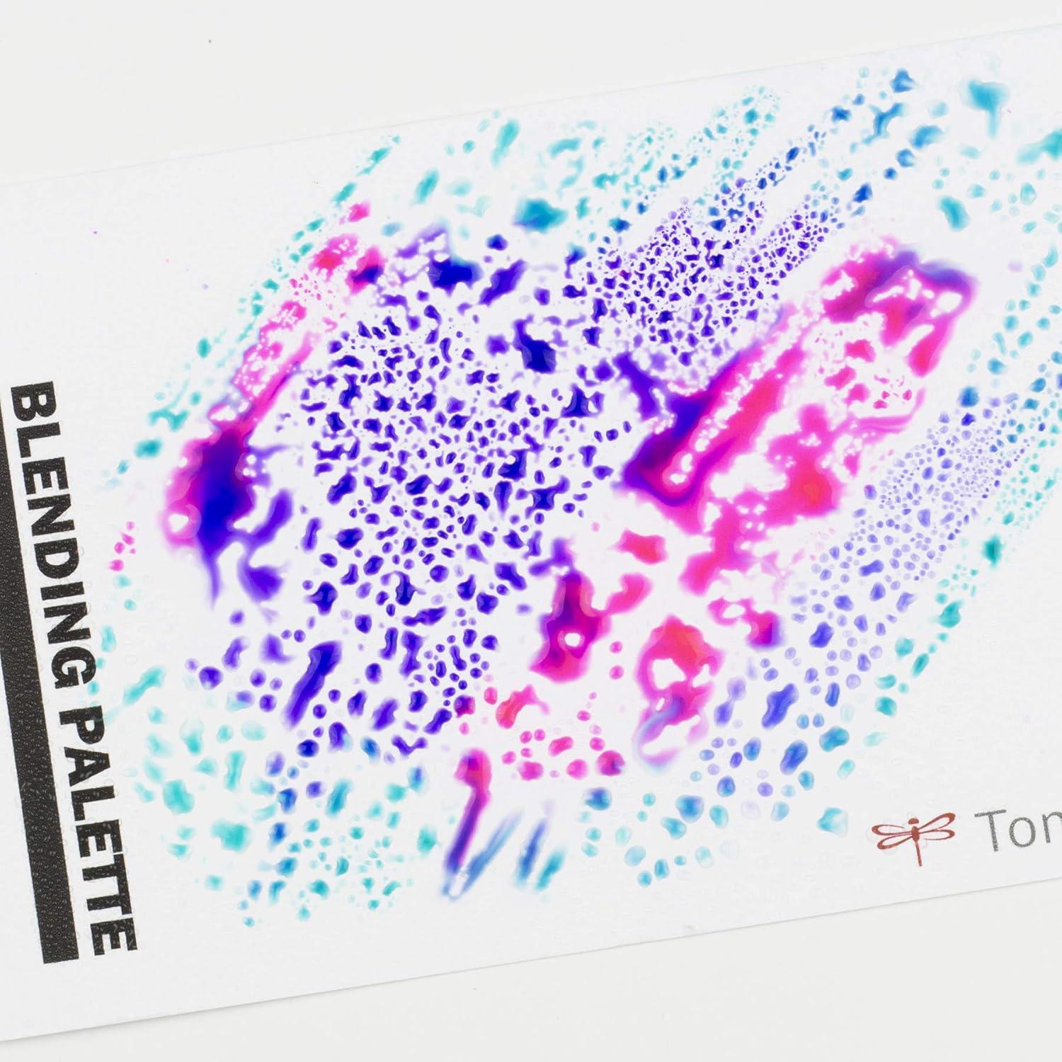image:imageTombow 56182 Blending Kit Includes Blending Palette Colorless Blender Spray Mister and Blending Guide Multicolor 3 Piece Set