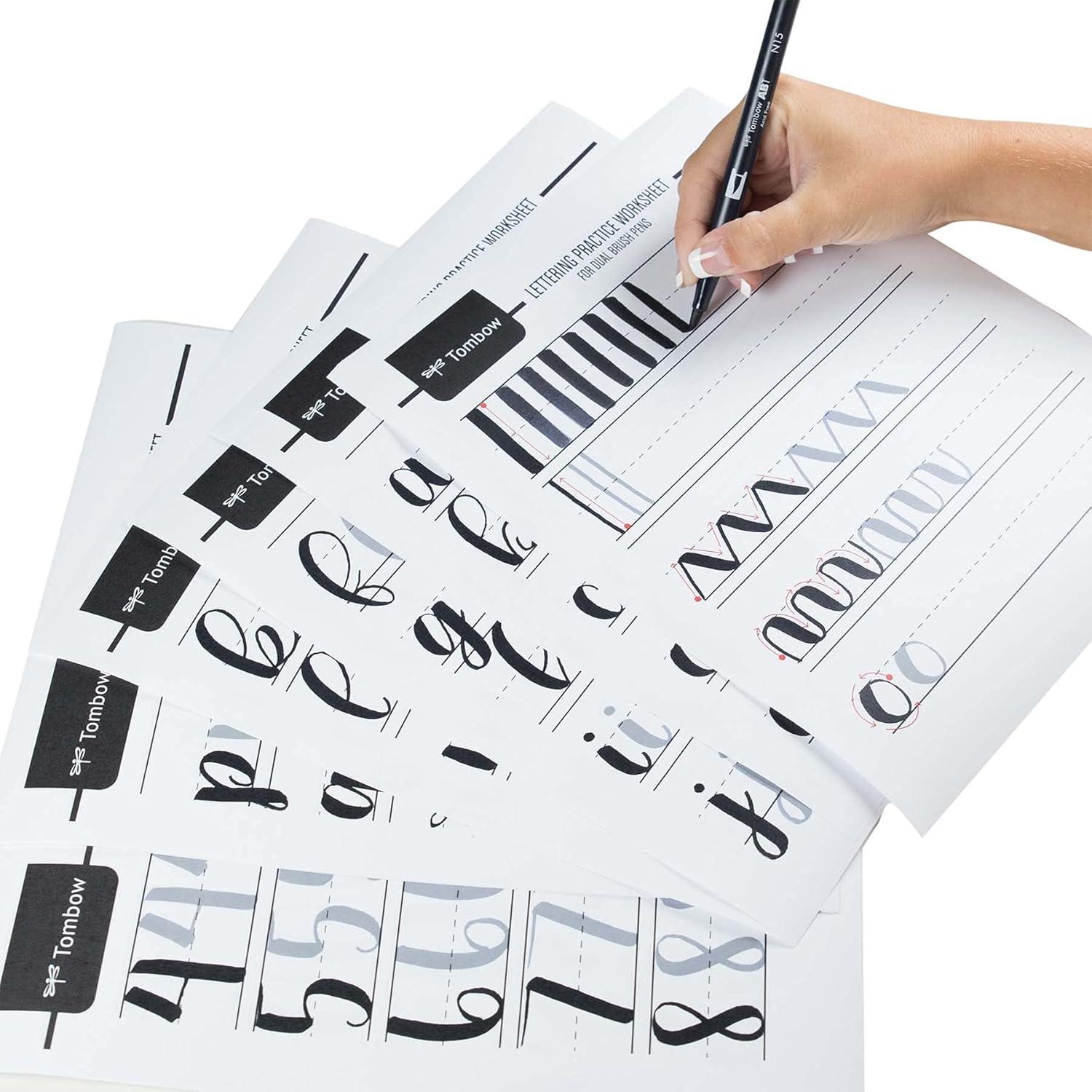 image:imageTombow 56191 Advanced Lettering Set Includes Need to Enhance Your Hand LetteringBeginner Lettering Set