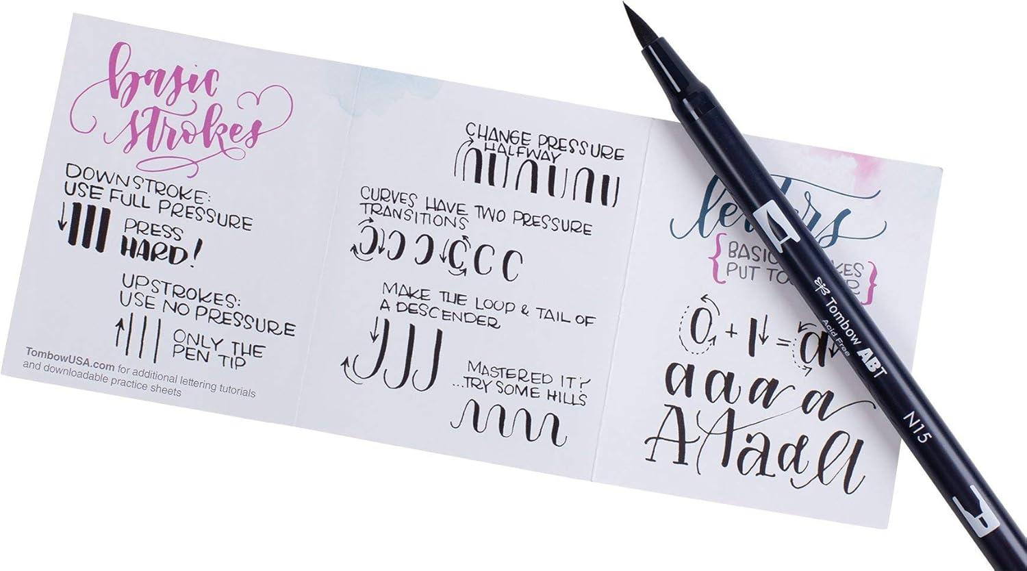 image:imageTombow 56191 Advanced Lettering Set Includes Need to Enhance Your Hand LetteringBeginner Lettering Set