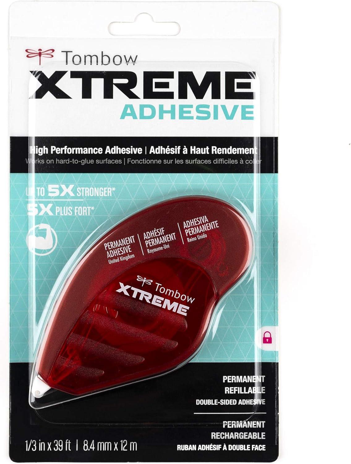 image:imageTombow 62127 Xtreme 6212 Adhesive Tape Runner 1Pack Clear