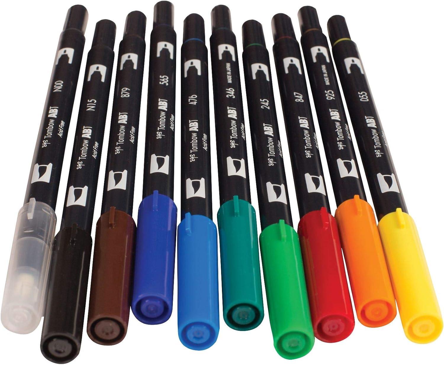 image:imageTombow ABT Dual Brush Pen Set of 10 Primary