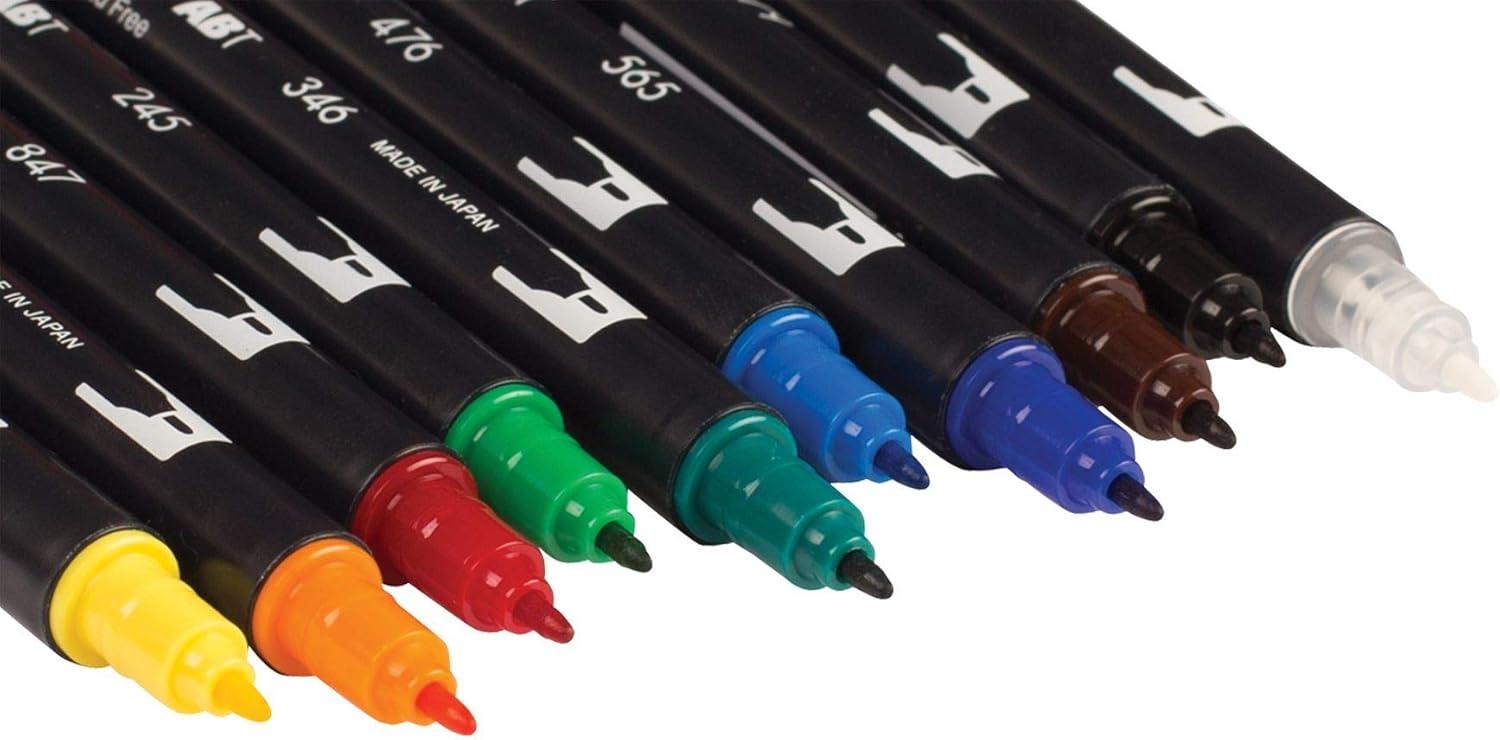 image:imageTombow ABT Dual Brush Pen Set of 10 Primary
