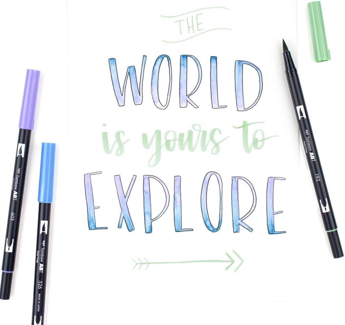 image:imageTombow ABT Dual Brush Pen set of 10 LANDSCAPE