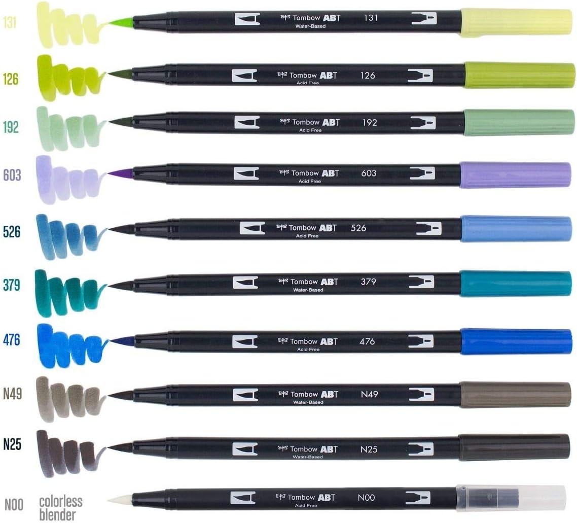 image:imageTombow ABT Dual Brush Pen set of 10 LANDSCAPE
