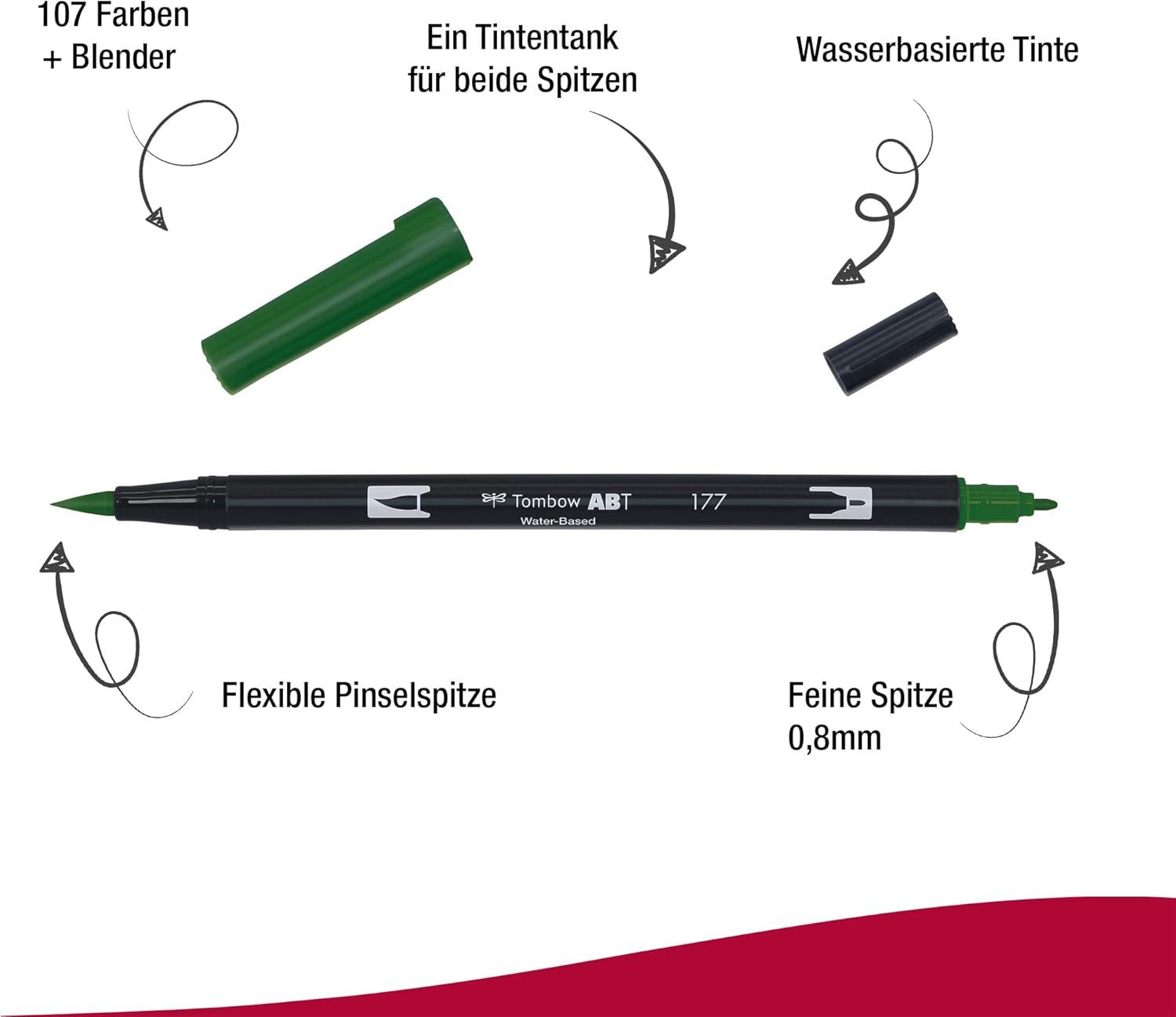 image:imageTombow Dual Brush Pen ABT No 177 ABT177