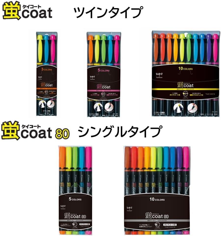image:imageTombow Kay Coat DoubleSided Fluorescent Highlighter Pen 10 Color Set