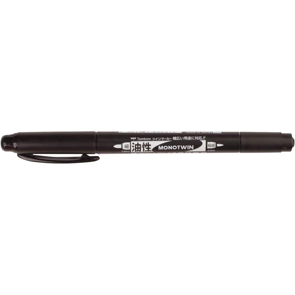 image:imageTombow 56500 Mono Twin Tip Permanent MarkerBlack Black