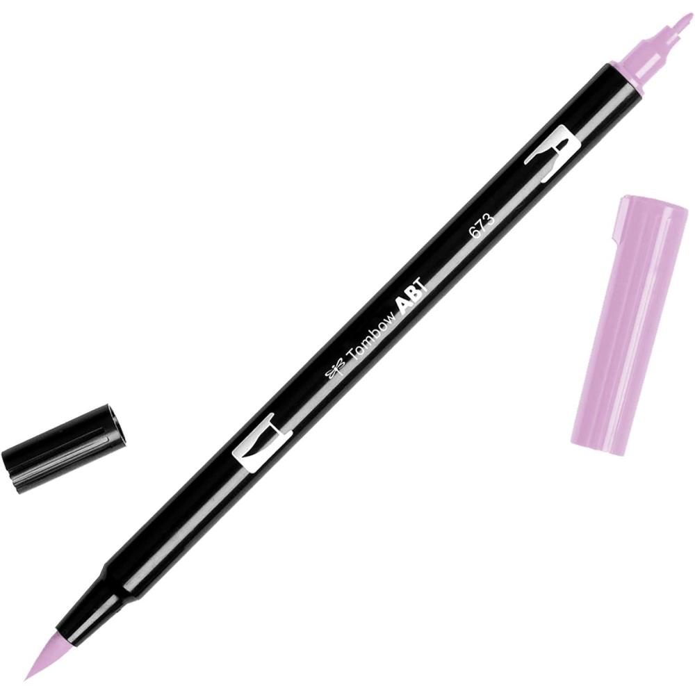 image:imageTombow 56575 Dual Brush Pen Art Marker 673 Orchid 1 Pack Blendable Brush amp Fine Tip MarkerOrchid