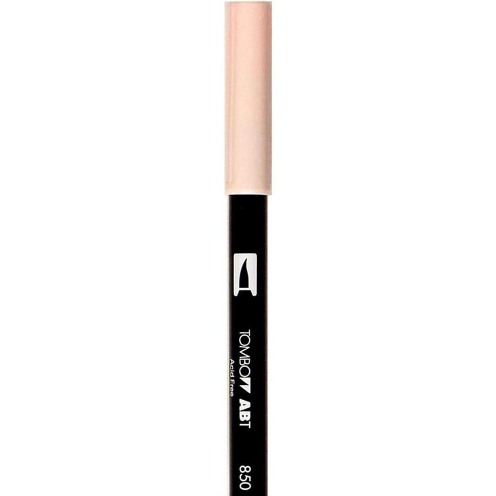 image:imageTombow 56598 Dual Brush Pen Art Marker 850  Light Apricot 1Pack Blendable Brush and Fine Tip Marker Flesh