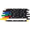 Tombow ABT Dual Brush Pen Set of 10, Primary