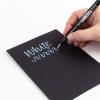 Tombow Brush Pen Fudenosuke pastel for black paper, white