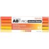 Tombow 56961 ABT PRO Alcohol Markers, Basic Palette, Set of 12 Colors – Dual Tip, Permanent Art Markers Feature Chisel and Brush Tips Perfect for Coloring, Sketching, and Illustration(Orange Tones)