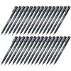 Tombow Fudenosuke Brush Pen (GCD-112), Soft Tip, Black Body, Value Set of 30