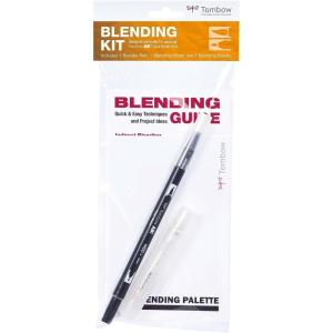 Tombow 56182 Blending Kit. Includes Blending Palette, Colorless Blender, Spray Mister, and Blending Guide, Multicolor, 3 Piece Set