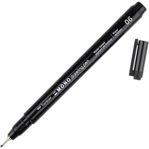 Tombow 56406 MONO Drawing Pen, 06, 6-Pack