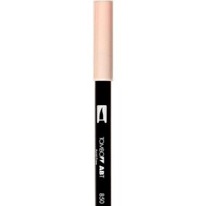 Tombow 56598 Dual Brush Pen Art Marker, 850 – Light Apricot, 1-Pack. Blendable, Brush and Fine Tip Marker, Flesh
