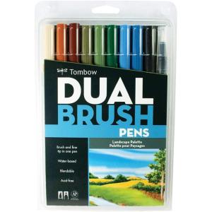 Tombow ABT Dual Brush Pen set of 10, LANDSCAPE