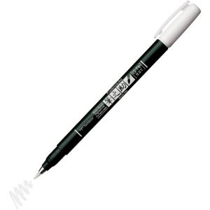 Tombow Brush Pen Fudenosuke pastel for black paper, white