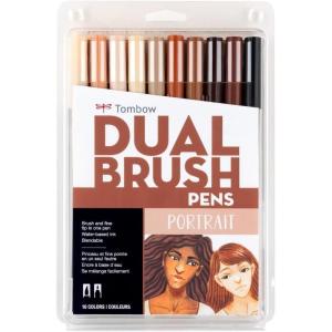 Tombow Dual End Brush Pen Sets (Portrait) 1 pcs sku# 1831960MA