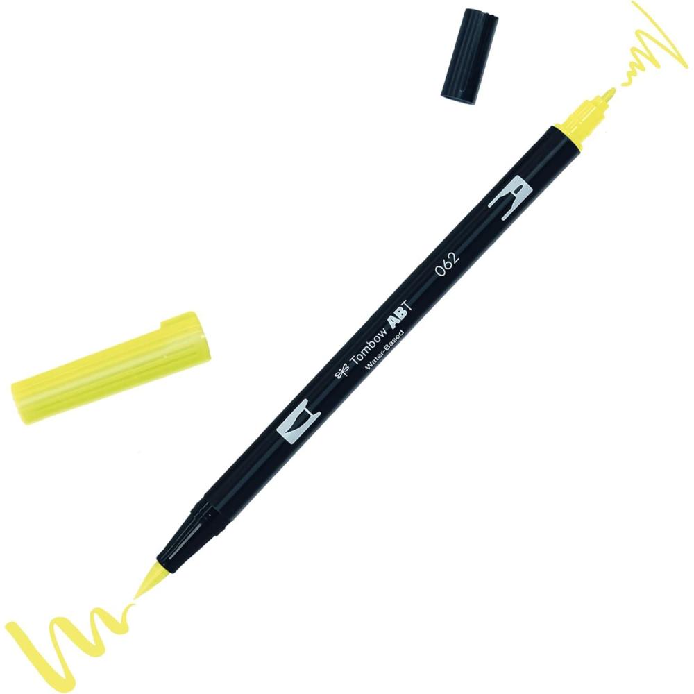image:imageTombow Dual Brush Pen ABT N65 ABTN65062 Pale Yellow