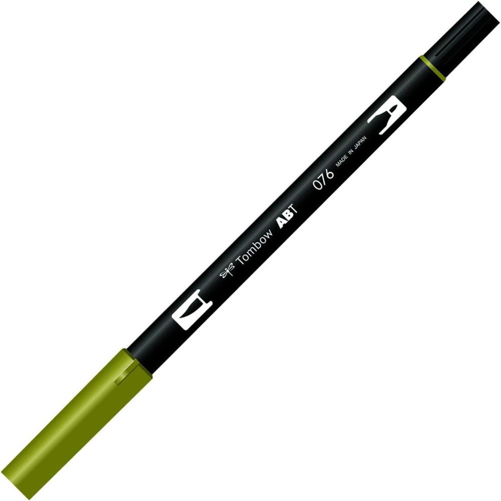 image:imageTombow Dual Brush Pen ABT N65 ABTN65076 Green Ochre