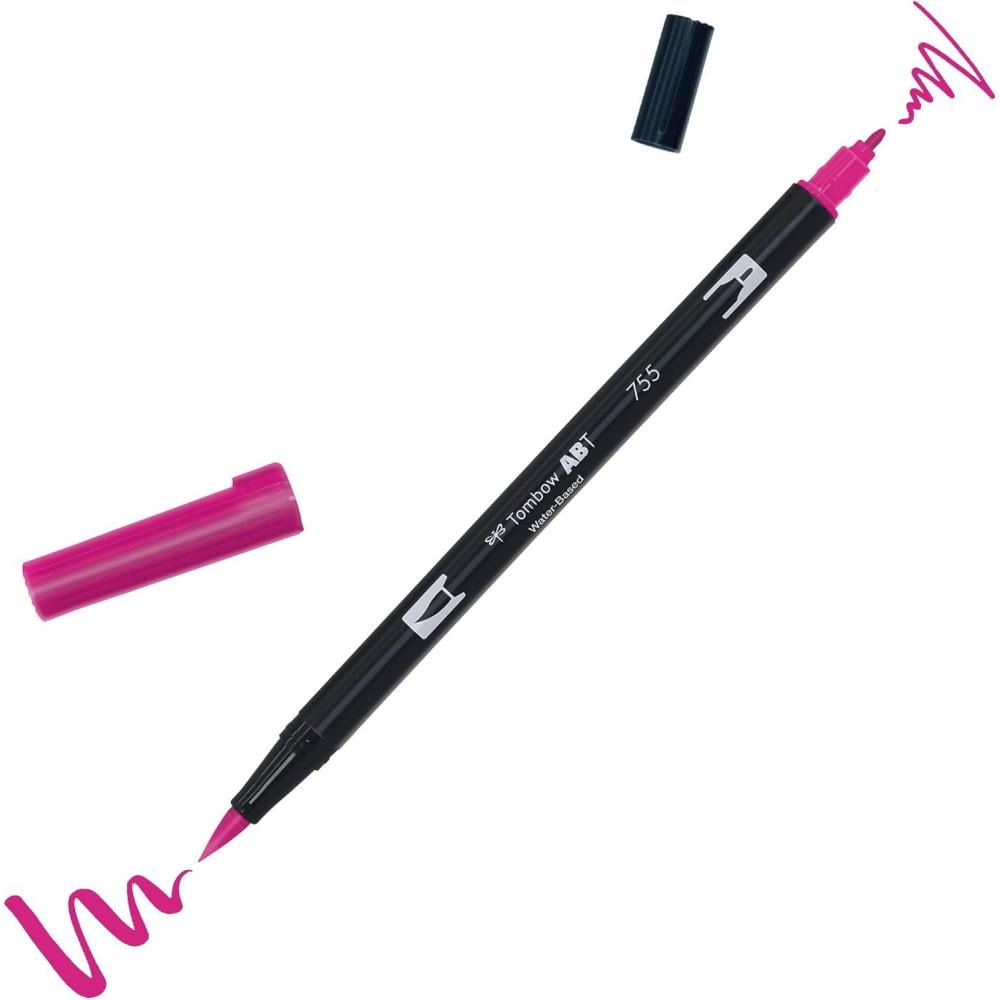 image:imageTombow Dual Brush Pen ABT N65 ABTN65755 Rubine Red