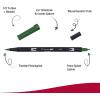 Tombow Dual Brush Pen, ABT, N65 (AB-TN65)(249 Hunter Green)