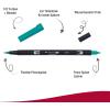 Tombow Dual Brush Pen, ABT, N65 (AB-TN65)(373 Sea Blue)